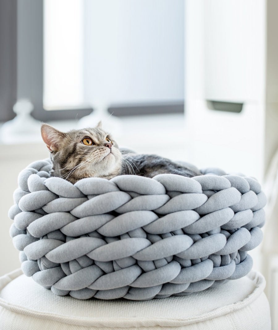 The Lux Hand-Crafted Cat Bed - WoofAddict