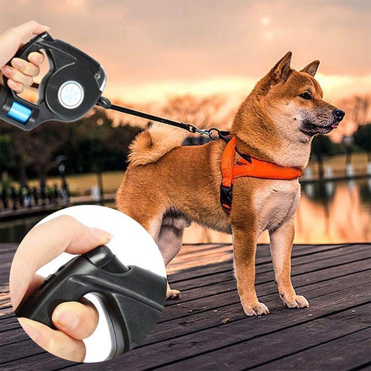 DogLeashPro™ Flashlight and Dog Waste Bag Dispenser - WoofAddict
