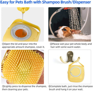 PetBathPro 3-in-1 Bath Brush, Dispenser, & Massager - WoofAddict