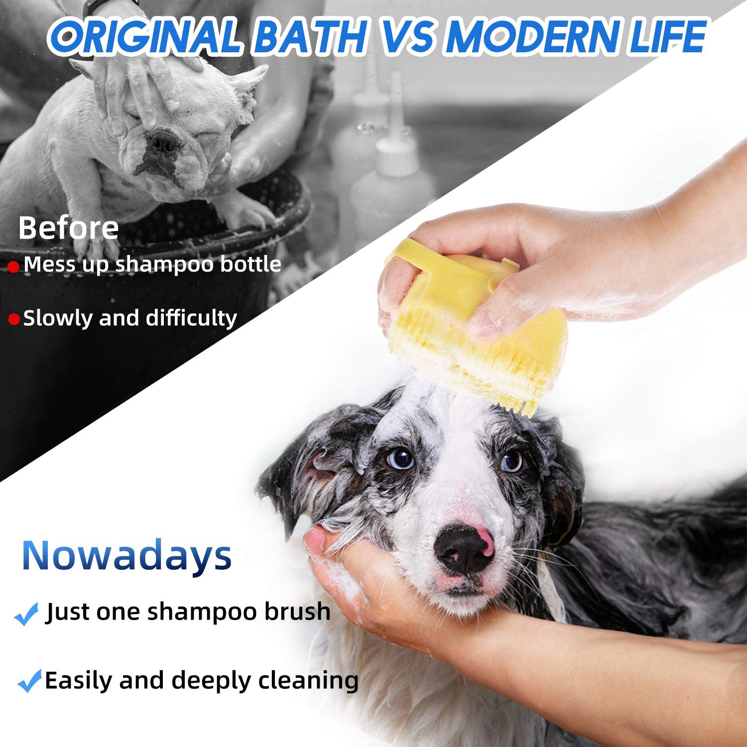 PetBathPro 3-in-1 Bath Brush, Dispenser, & Massager - WoofAddict
